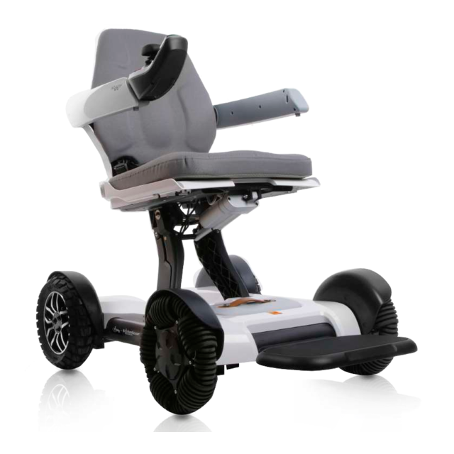 Silla de ruedas eléctrica InfinityX con plegado electrónico