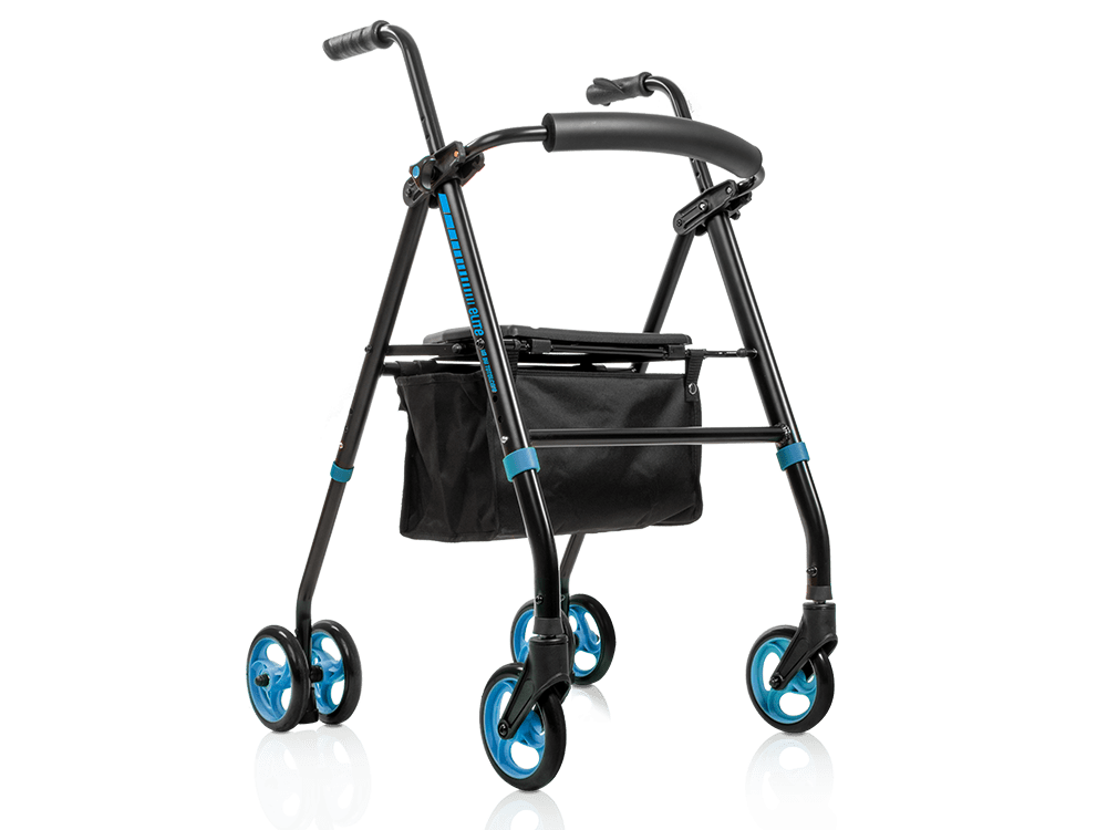 Andador con asiento Elite FM (freno de maneta)