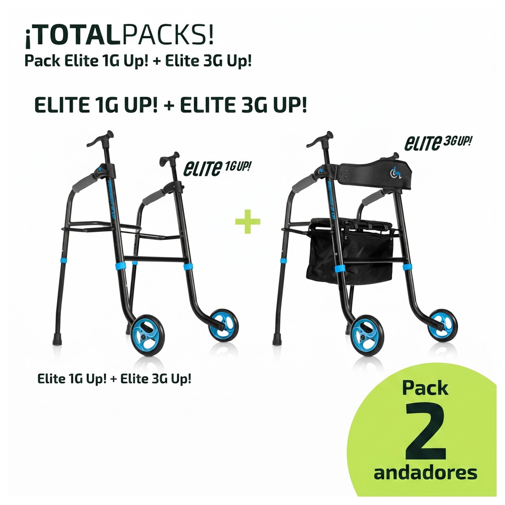 Pack 2 andadores Elite Up! de interior