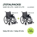 Pack 2 sillas de ruedas Saby Lite (9 y 11 kg)